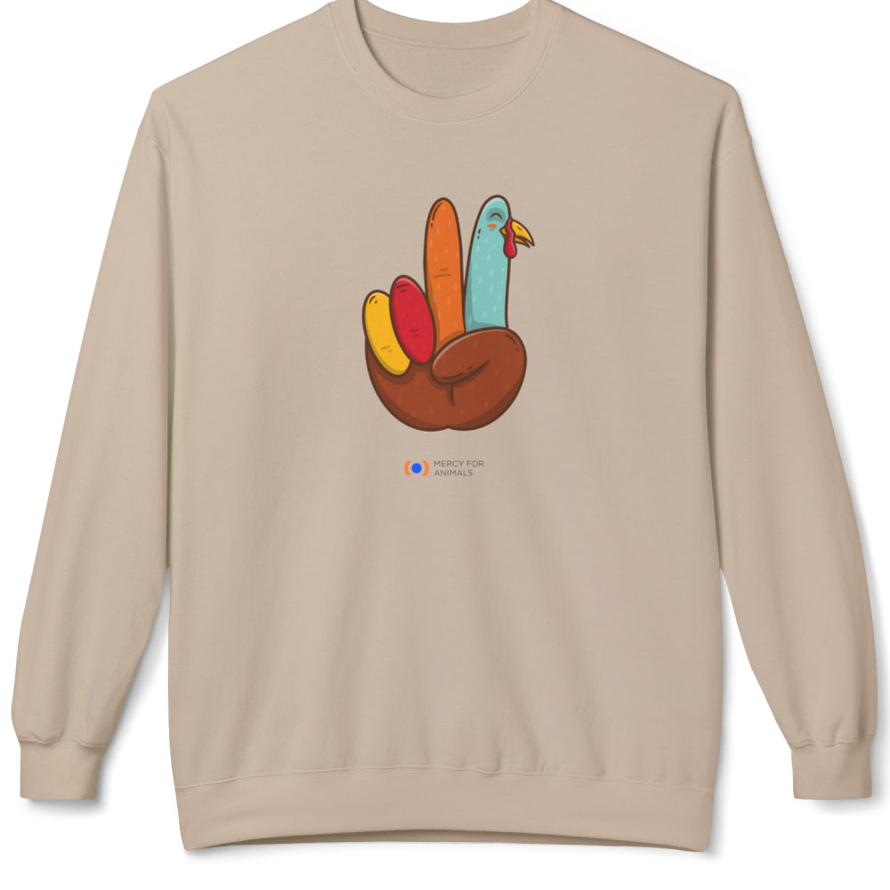 Peace for Turkeys Sweatshirt