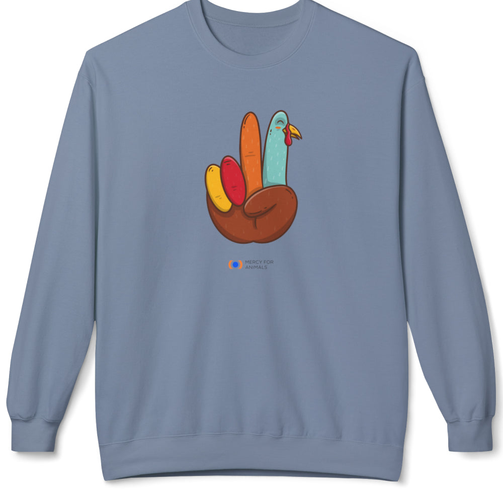 Peace for Turkeys Sweatshirt
