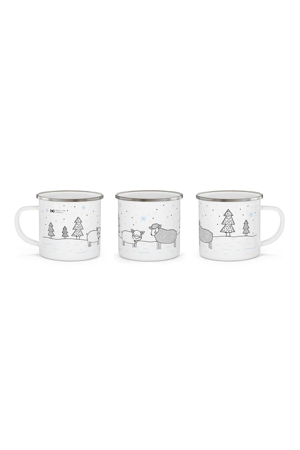 Happy Animal Winter Camp Mug | ShopMFA.com