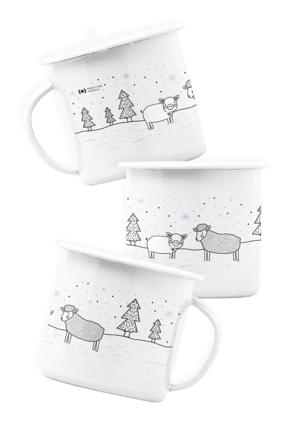 Happy Animal Winter Camp Mug | ShopMFA.com
