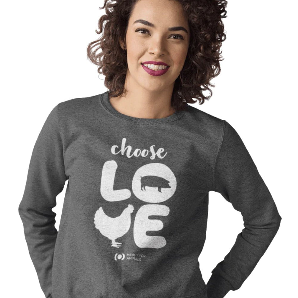 'Love' Crewneck Sweatshirt | ShopMFA.com
