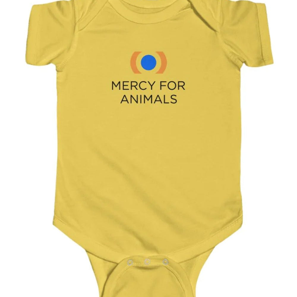 Mercy For Animals Logo Infant Bodysuit | ShopMFA.com
