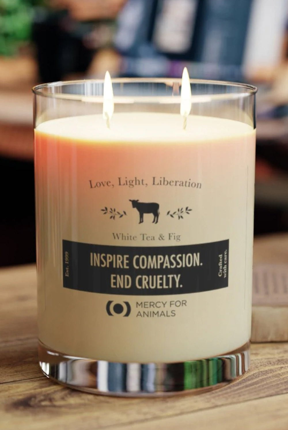 ‘Love, Light, Liberation’ Candle | ShopMFA.com