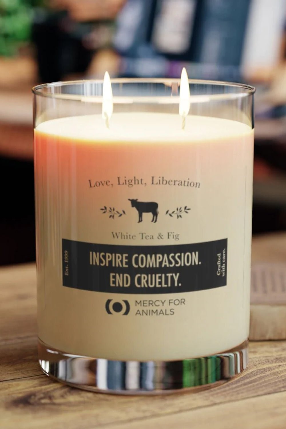 ‘Love, Light, Liberation’ Candle | ShopMFA.com