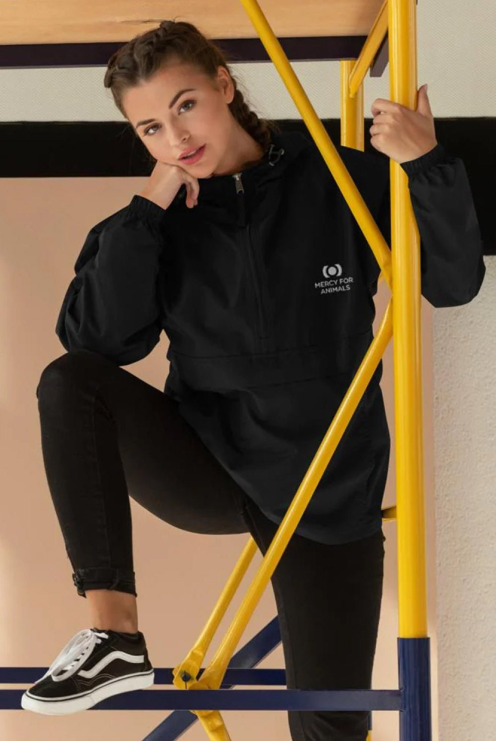 Mercy For Animals Packable Jacket | ShopMFA.com