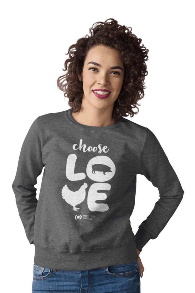 'Love' Crewneck Sweatshirt | ShopMFA.com