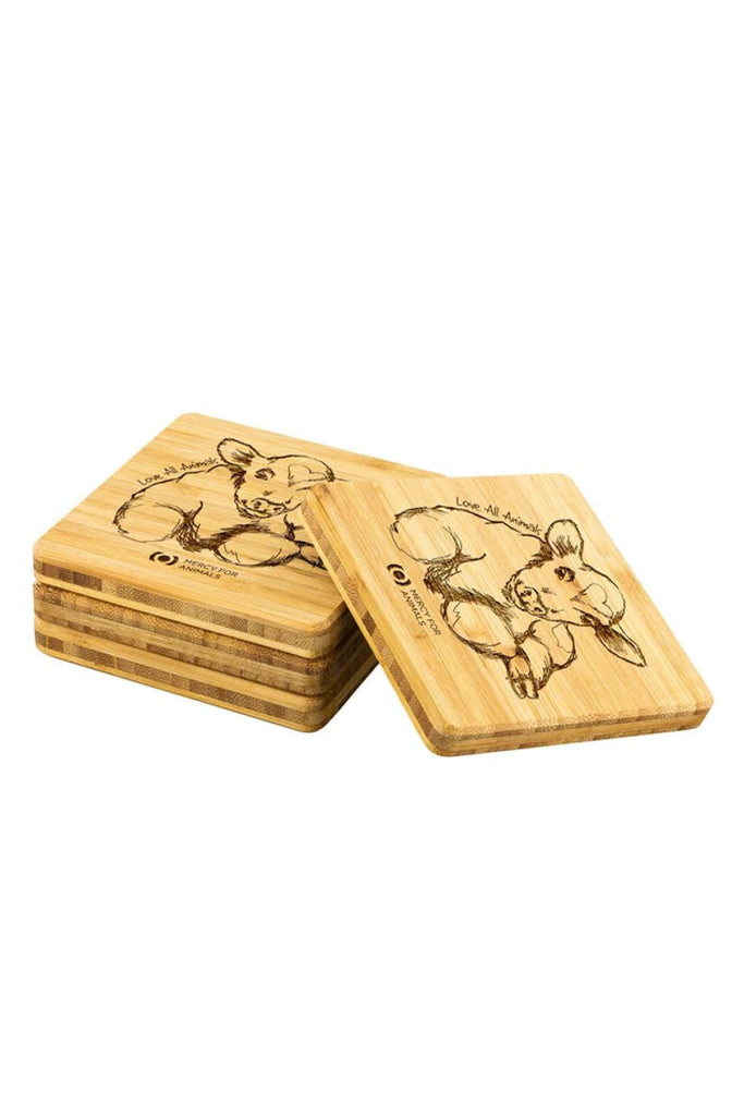 ‘Love All Animals’ Coaster Set | ShopMFA.com