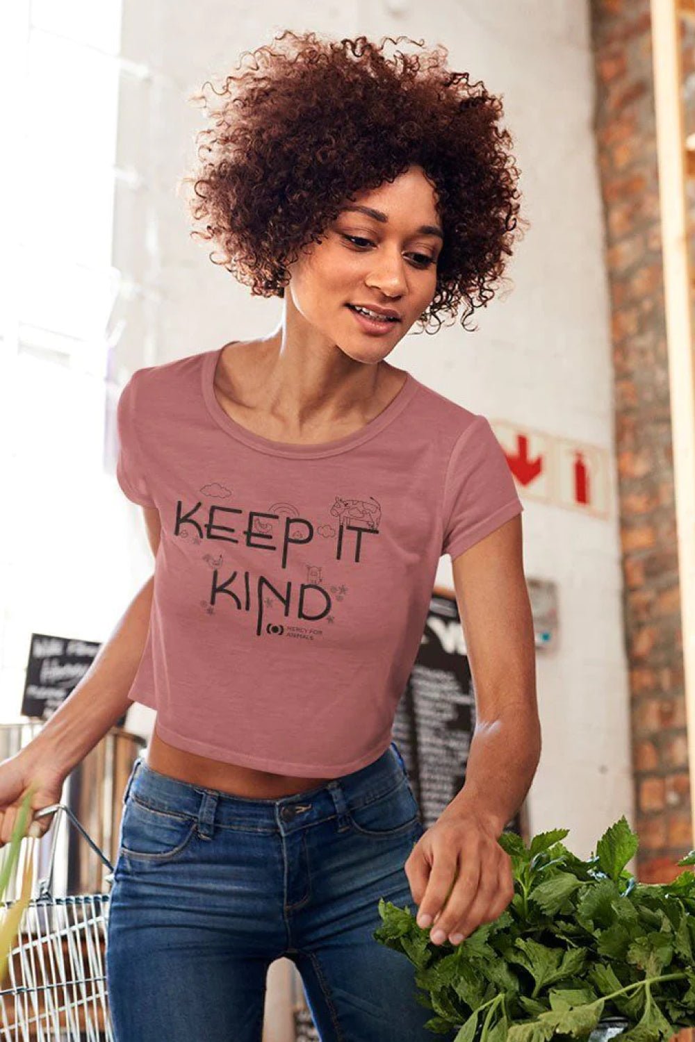 ‘Keep It Kind’ Crop-Top T | ShopMFA.com