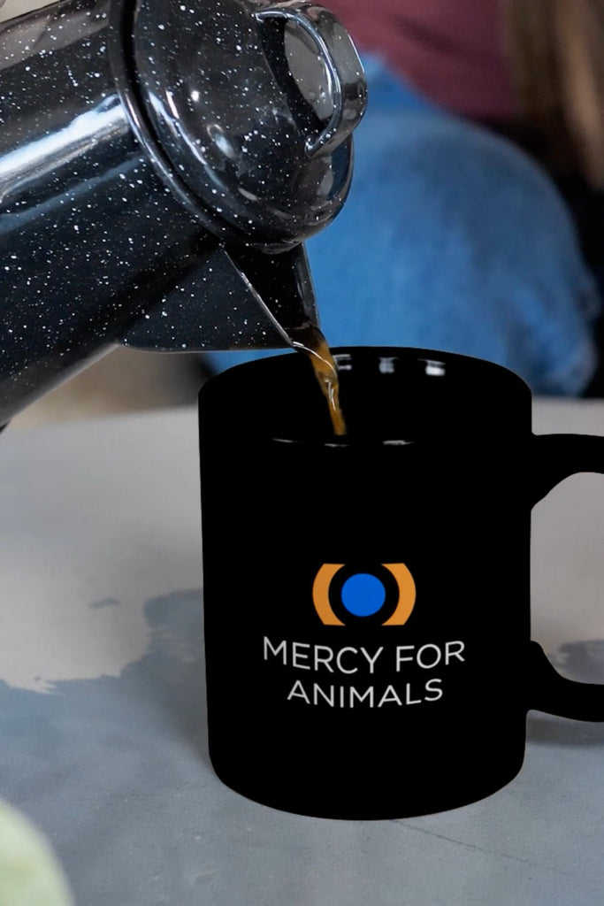 Mercy For Animals Mug, Black | ShopMFA.com