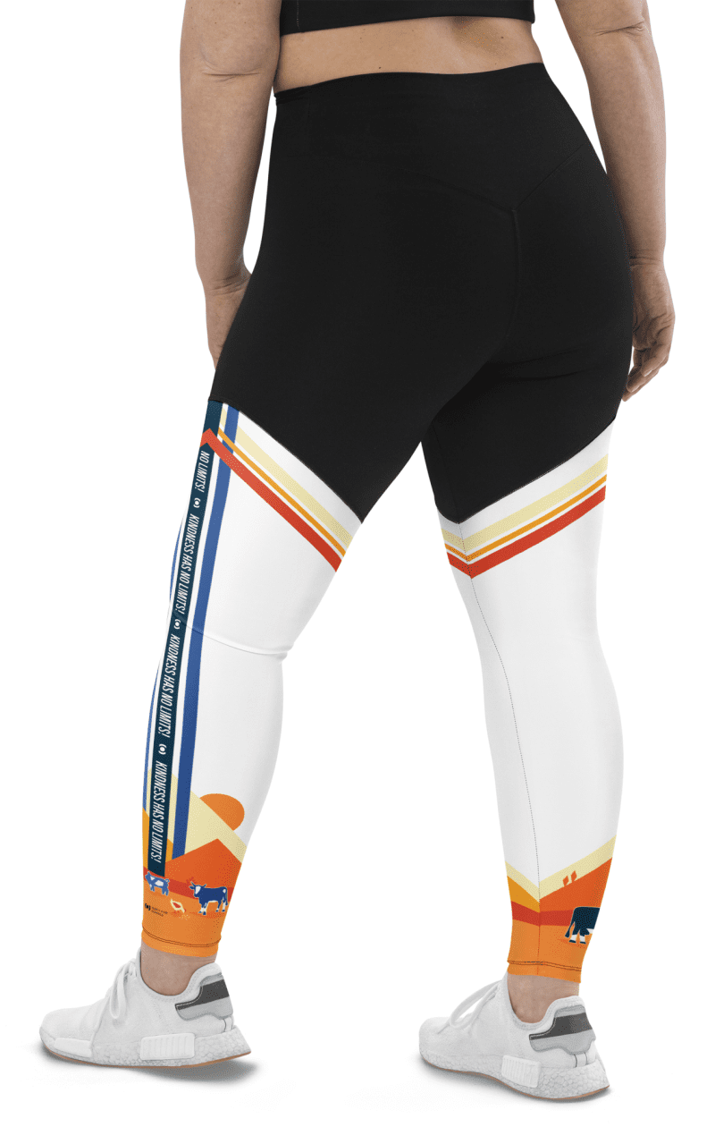 ‘No Limits’ Sports Leggings, White | ShopMFA.com