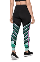 'No Limits' Sports Leggings, Teal | ShopMFA.com