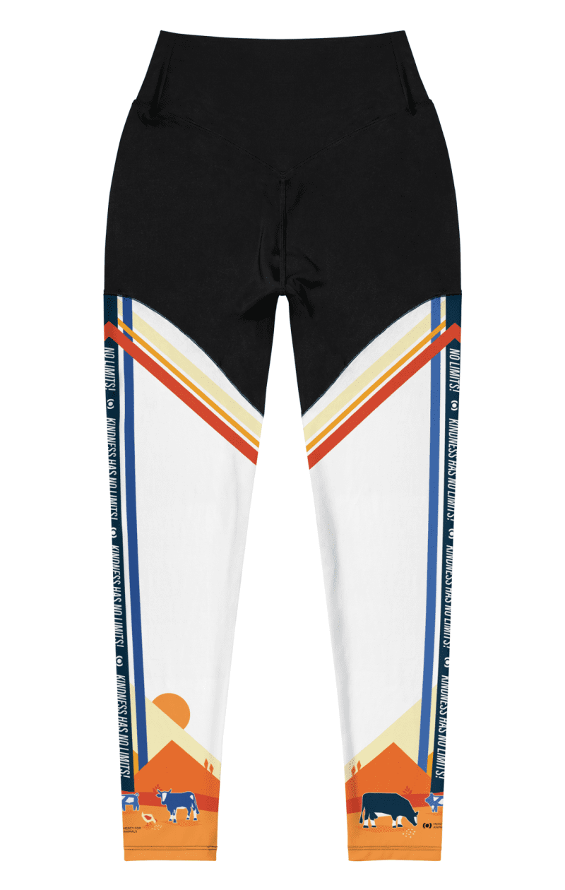 ‘No Limits’ Sports Leggings, White | ShopMFA.com