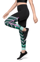 'No Limits' Sports Leggings, Teal | ShopMFA.com