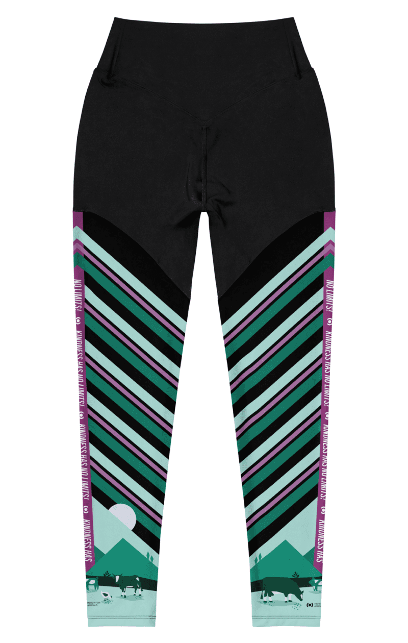 'No Limits' Sports Leggings, Teal | ShopMFA.com