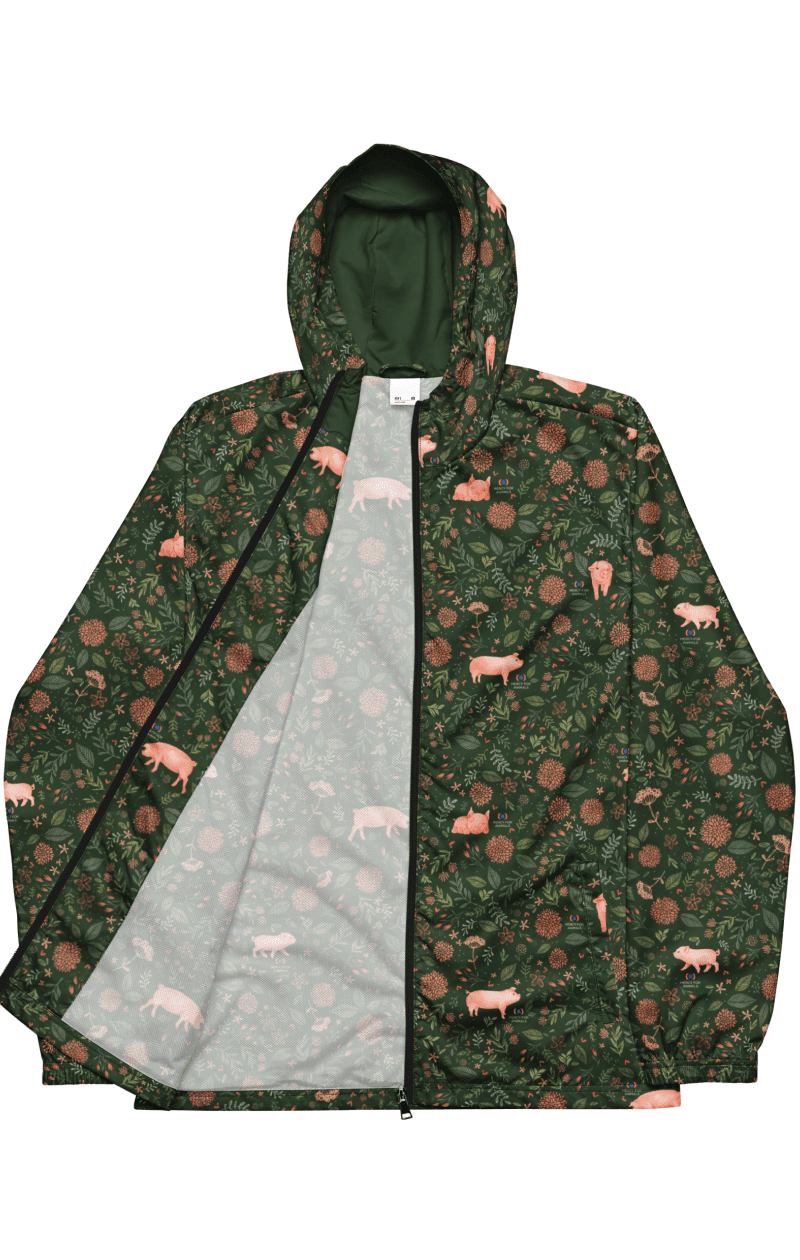 Peaceful Piglets Windbreaker | ShopMFA.com