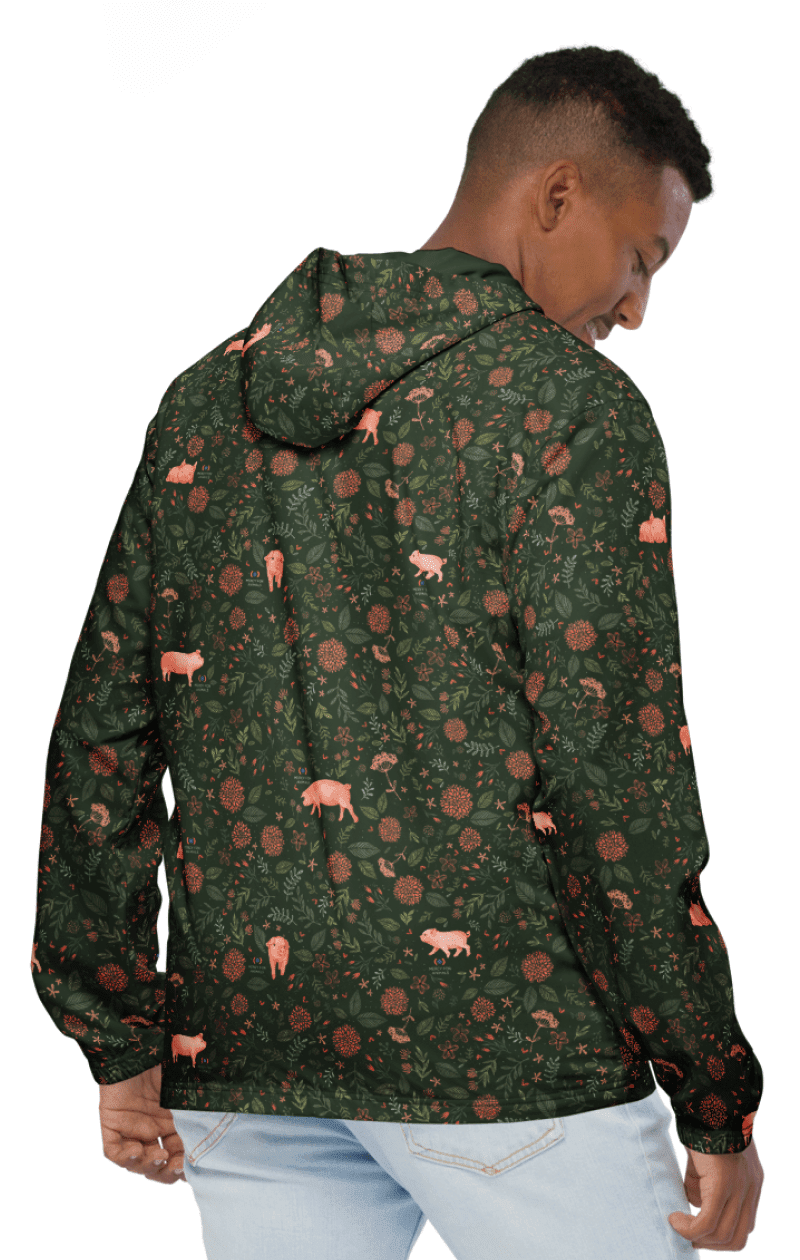 Peaceful Piglets Windbreaker | ShopMFA.com