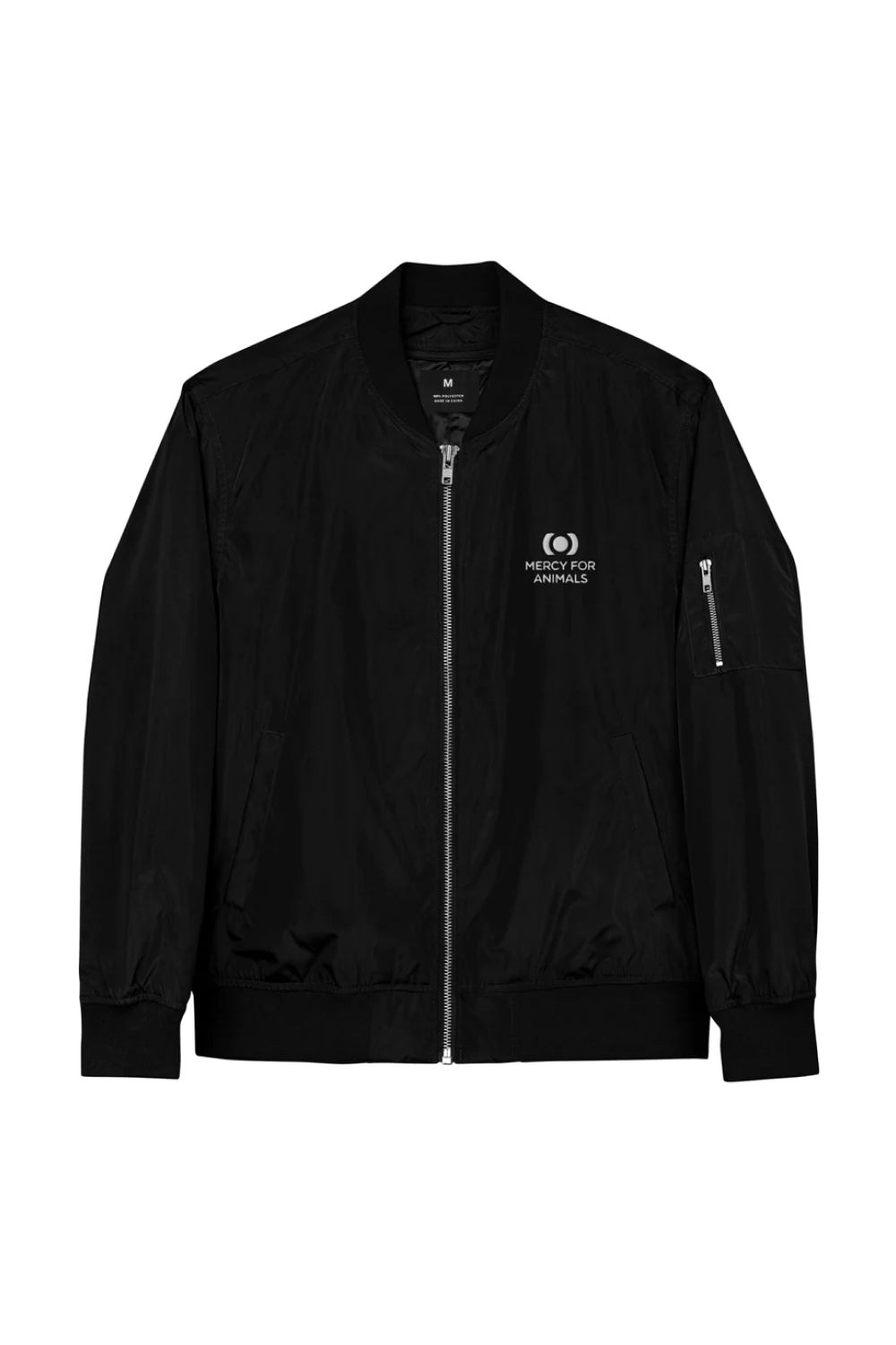 Mercy For Animals Recycled Bomber | ShopMFA.com