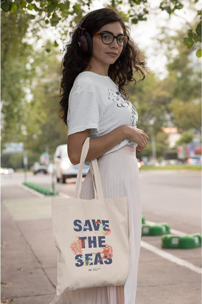 ‘Save the Seas’ Organic Tote | ShopMFA.com