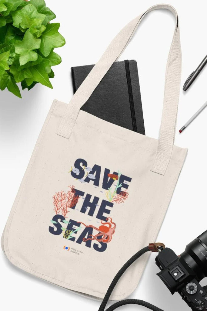 ‘Save the Seas’ Organic Tote | ShopMFA.com