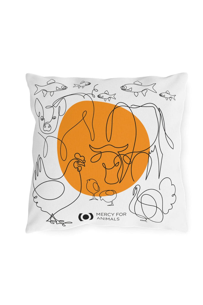 Scribble Critters Outdoor Pillow | ShopMFA.com