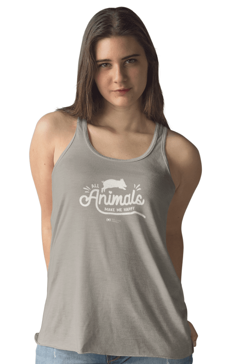 'Happy' Racerback Tank | ShopMFA.com