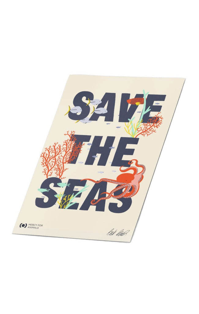 'SAVE THE SEAS' Giclee Art Print | ShopMFA.com